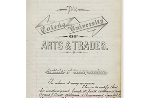 University of Toledo is Founded Photo